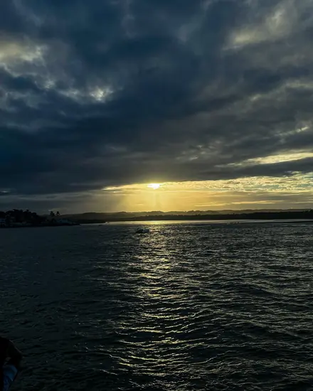 A mesma foto com um preset da coleção.